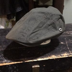 Olive green hat